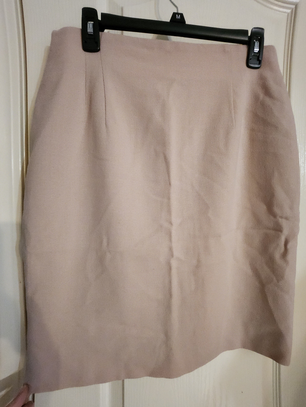 Jones New York Blush Pencil Skirt Wool Sz 12
